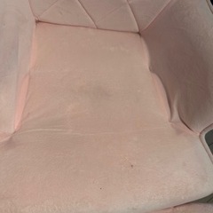 回転ローソファー　オットマン付きの画像