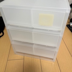 無印良品　引き出し式ケース