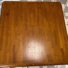 【お値下げ可】正方形こたつ万能テーブルでも！中古の画像