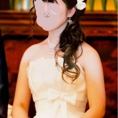 ウェディングドレス、ヴェール付の画像