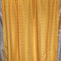 カーテン 黄色 丈130cm