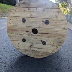 電線 ドラム 木製（美品）の画像