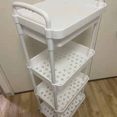 引き出し付き キッチンワゴン カート ワゴンの画像