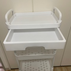 引き出し付き キッチンワゴン カート ワゴンの画像