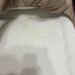 ベージュ　敷布団の画像