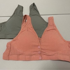 授乳ブラ　Mサイズ　2枚セット　新品未使用　授乳ブラジャー　パッ...
