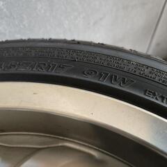 215／４５zr１７ ４本　ホイール付きの画像
