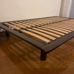 無印良品セミダブルベッドフレームの画像