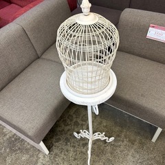 アンティーク品　スタンドゲージ　フラワーゲージ　　アイアン　　鳥かご　インテリアの画像