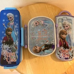 値下げ　アナ雪　弁当箱&お箸セット
