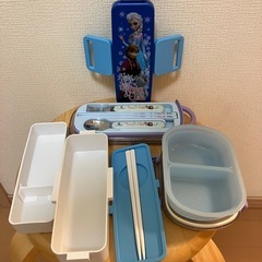 値下げ　アナ雪　弁当箱&お箸セットの画像
