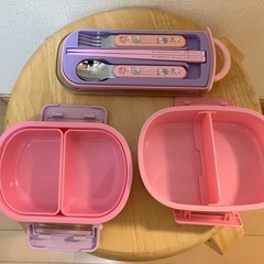 値下げ　ジュエルペット弁当箱&お箸セットの画像