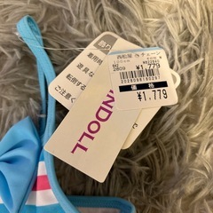100.cm 女の子水着　新品、未使用の画像