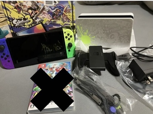 Switch(有機ELモデル) スプラトゥーン3本体+おまけ付き