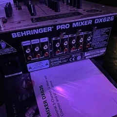 ベリンガー DJミキサー  DX626の画像
