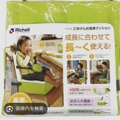 リッチェルお食事用クッションの画像