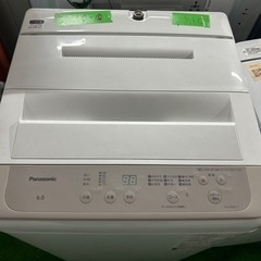 早い者勝ち大セール‼️‼️＋ご来店時、ガンお値引き‼️Panasonic(パナソニック) 2022年製 6.0kg 洗濯機🎉