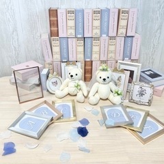 【最終値下げ】総額約2万【時短アイテム】結婚式・披露宴 Dプリンセスセット　4℃ベアー リングピローの画像