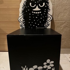 ムーミン　スティンキー　椅子　木製BOXチェアー