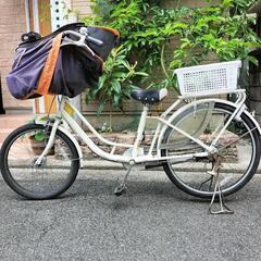 チャイルドシート付き自転車
