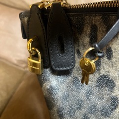 DOLCE&GABBANA ドルガバ トートバッグ ハンドバッグ ブラック レオパードの画像