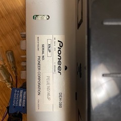 カロッツェリア　オーディオ　DEH-380の画像