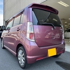 安心の1年保証付き‼️走行9万キロ台☆月々9千円〜分割払い可‼️ 車検2年付き！！【名義変更代込み】☆スズキワゴンRスティングレー☆HDDナビ付き☆走行中DVD見れます☆プッシュスタート☆ドライブレコーダー付きのフル装備☆純正アルミ☆事故修復歴無し☆そのまま乗って帰れます！の画像