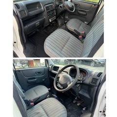 🌏アクティトラック🌏8万km台🌏エアコン、パワーステアリング🌏5速マニアル、4WD🌏車検2年🌏乗って帰れますの画像