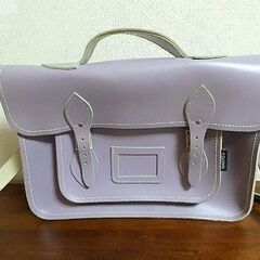  ◆Zatchels ザッチェルズ ショルダーバッグ レザー 未使用 ラベンダー