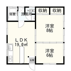 🉐大網白里市2DK戸建　無料駐車場複数台可🚗　ペット可🐈 - 不動産
