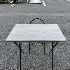 武田コーポレーション ヴィンテージ調 デスク＆チェアセット ブラウン