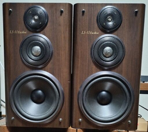 ★ KENWOOD ケンウッド LS-11EX ペア 動作良好 ツィーターに凹み有り
