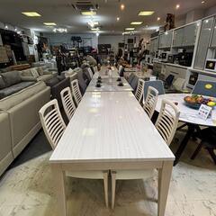 伸長式 モダンダイニングテーブル SK ABBY-130 TABLE