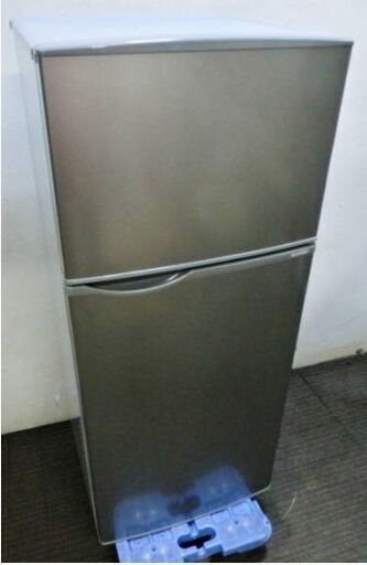 【 3ヵ月保証 】SHARP　2ドア　冷蔵庫　SJ-H12D-S　動作良好　118L　シルバー　2019年製　シャープ