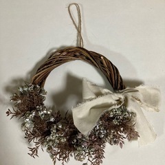 ハンドメイド造花リース（9月まで値下げ）