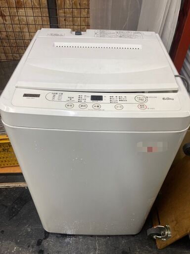 ☆中古￥8,800！YAMADA　6.0kg洗濯機　家電　YWM-T60H1型　2020年製　【BH018】