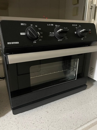 【美品】ノンフライヤー　ノンフライ熱風オーブン アイリスオーヤマ