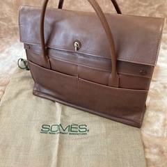 SOMES SADDLEソメスサドル ビジネスバッグブリーフケー...