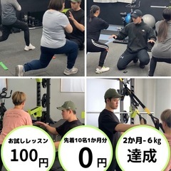 ダイエット、筋肉をつけたい方を募集します