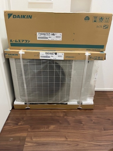 【取引中】 2024年モデル ダイキン 14畳用エアコン S404ATEP-W [ホワイト] 200V