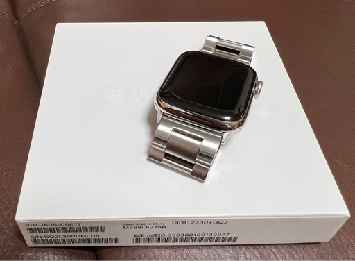 アップルウォッチ シリーズ5 ステンレスシルバー 美品