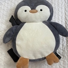 ベビー　転倒防止クッション　リュック　ぺんぎんの画像