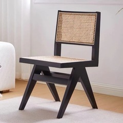 ピエールジャンヌレ　ブラック　ダイニングチェア　リプロダクト品の画像