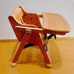 折りたたみ 子供用 木製ローチェア