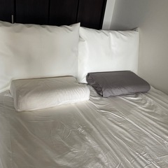 ベッド【ホワイト、革仕様】