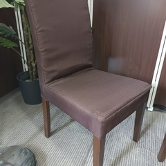 ★［八4421］【中古品】ダイニングチェア　2脚セット　メーカー不明の画像