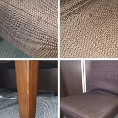 ★［八4421］【中古品】ダイニングチェア　2脚セット　メーカー不明の画像