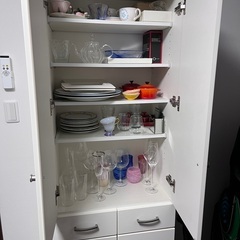 ニトリ　食器棚の画像