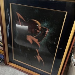 1970年代のシルクスクリーン　絵画 裸体 ヌードの画像