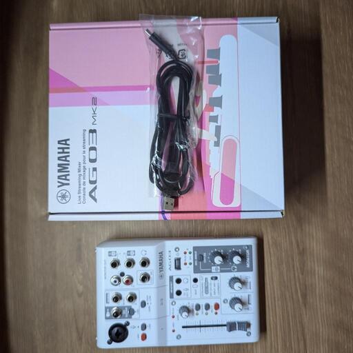 Yamaha AG03MK2 オーディオインターフェース ATH-M20xセット 売ります